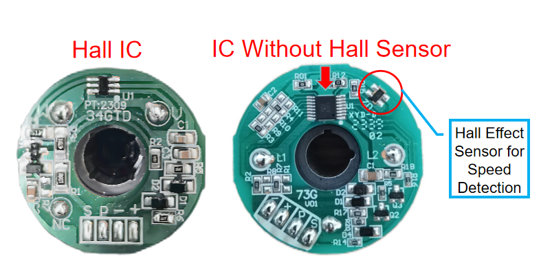 Hall IC  VS External Hall Sensor